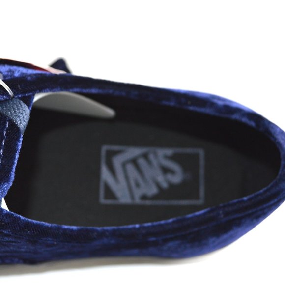 Vans authentic velvet navy black sneaker shoes - Picture 7 of 7